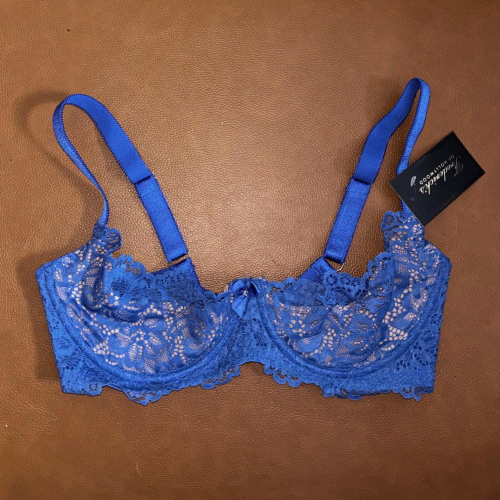 Frederick’s of Hollywood Blue Lace Bra